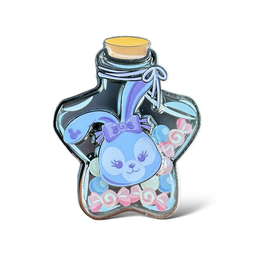 HKDL Pin Trading Carnival 2024 Glass Bottles StellaLou Pin