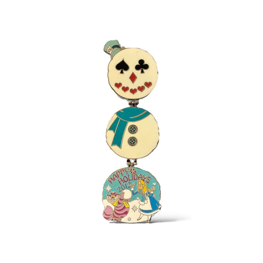 WDW Holiday 2012 Snowman Alice in Wonderland Pin