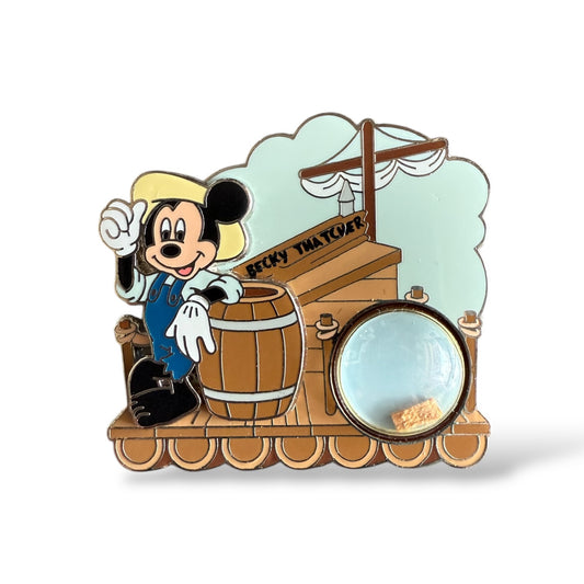 DLR Piece of Disney History Mickey Rafts to Tom Sawyer's Island Pin