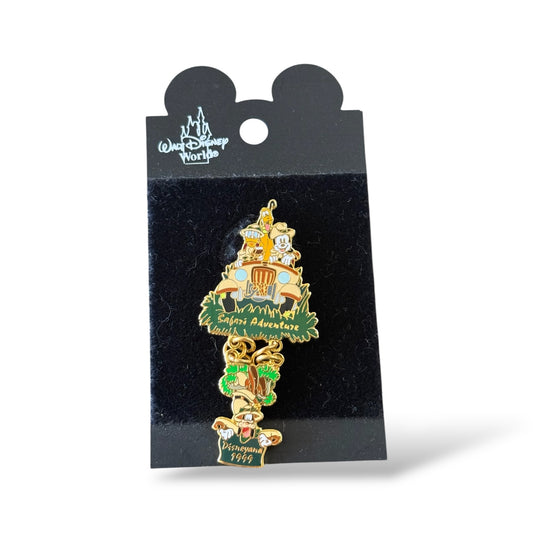 Disney Parks Mickey Mouse, Donald Duck & Pluto Safari Adventure Pin