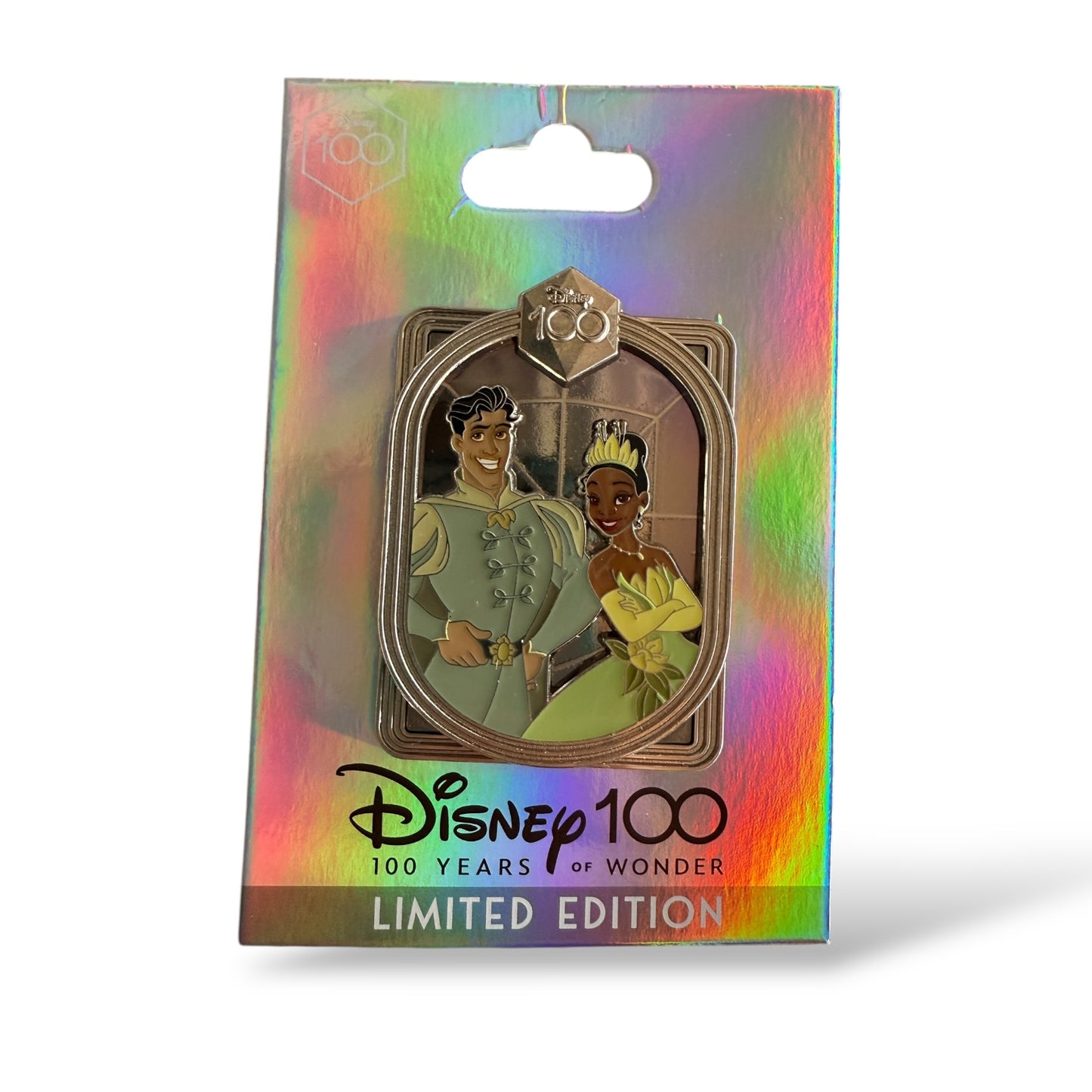 DEC Disney 100 Tiana and Prince Naveen Pin