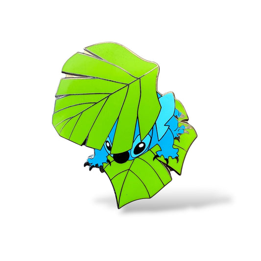 Stitch Among Leaves Fantasy Pin