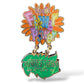 WDW Epcot International Flower & Garden Festival 2001 Flower Power Dangle Pin