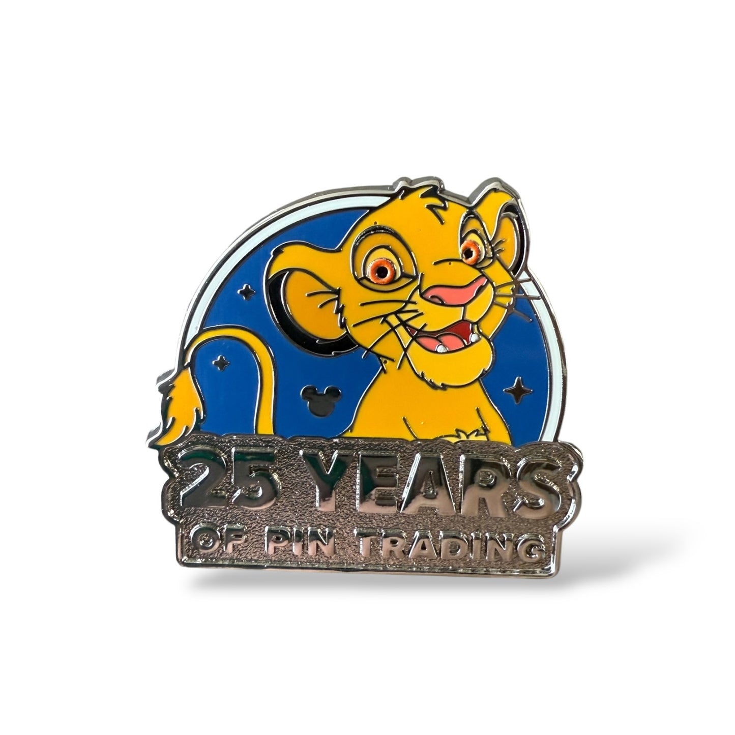 Cast Lanyard 25 Years of Pin Trading Simba Hidden Mickey Pin