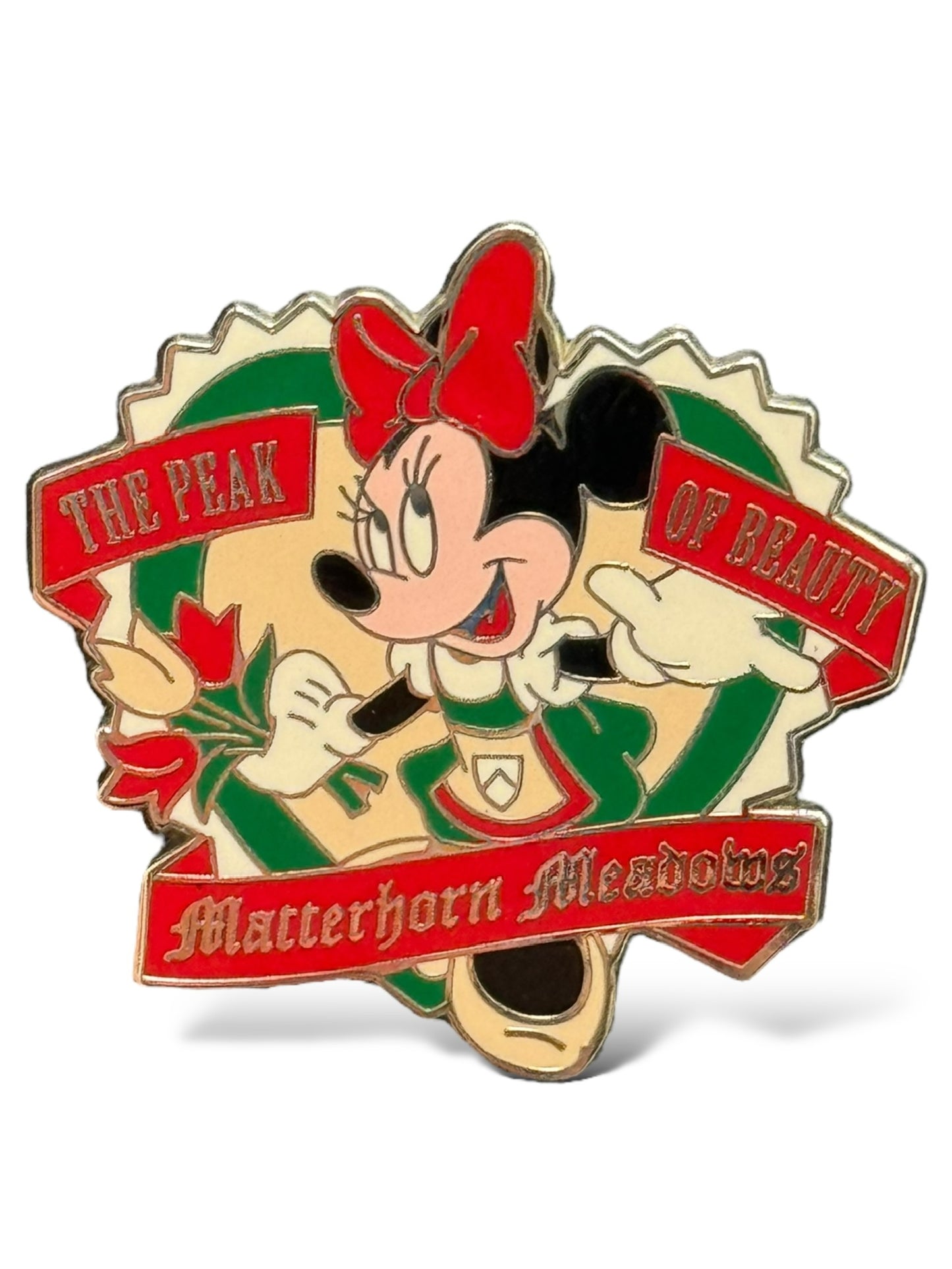 DLR Matterhorn Bobsled Collection Gift with Purchase Minnie Peak of Beauty Pin