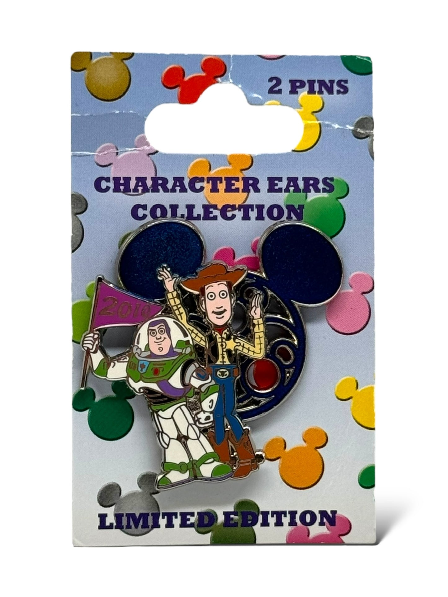 WDW Character Ears Collection Buzz and Woody Pin