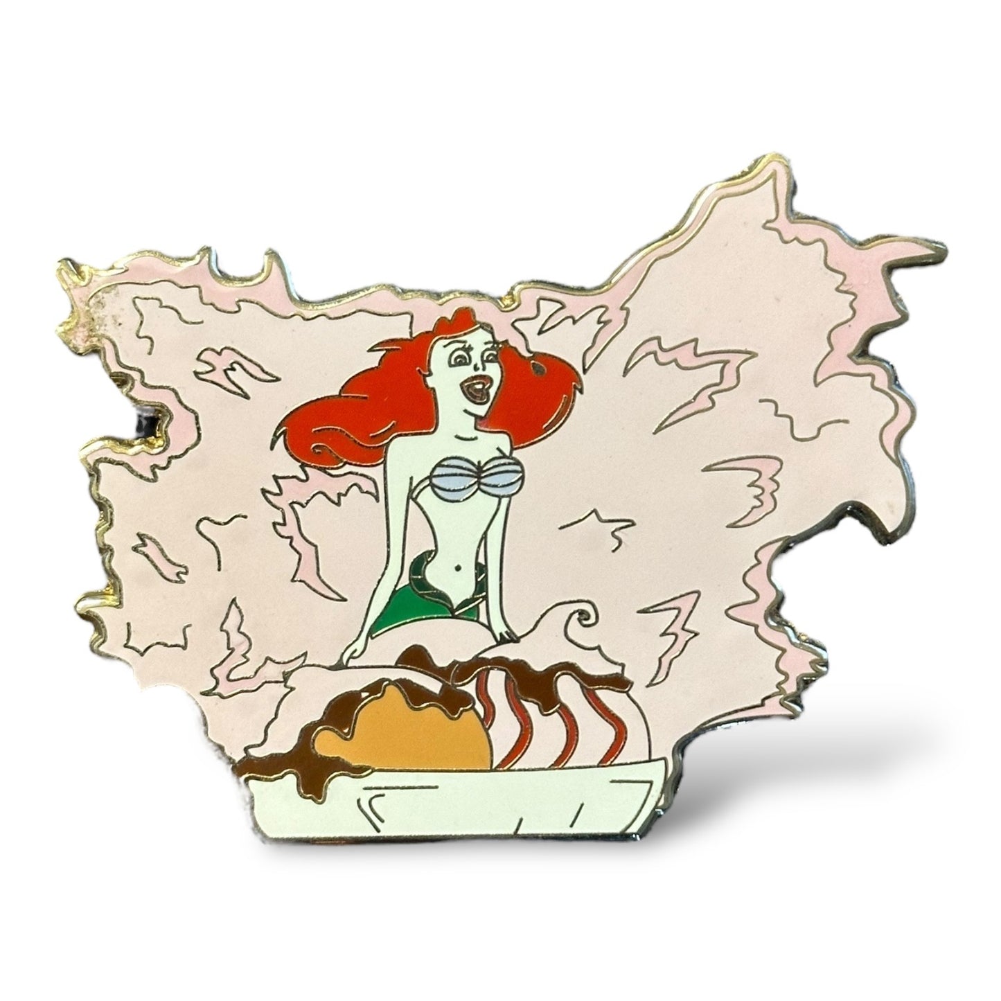 Ariel Ice Cream Sundae Splash Fantasy Pin