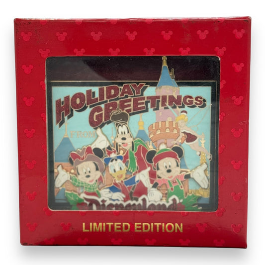 DLR 2007 Holiday Greetings from Mickey & Friends Jumbo Pin