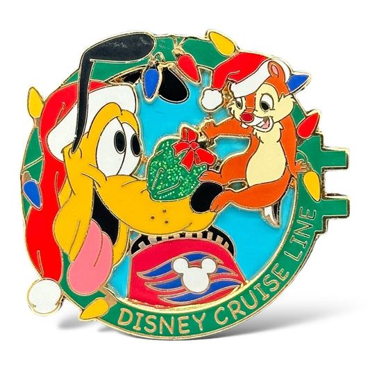 DCL Happy Holidays 2008 Pluto with Dale Pin