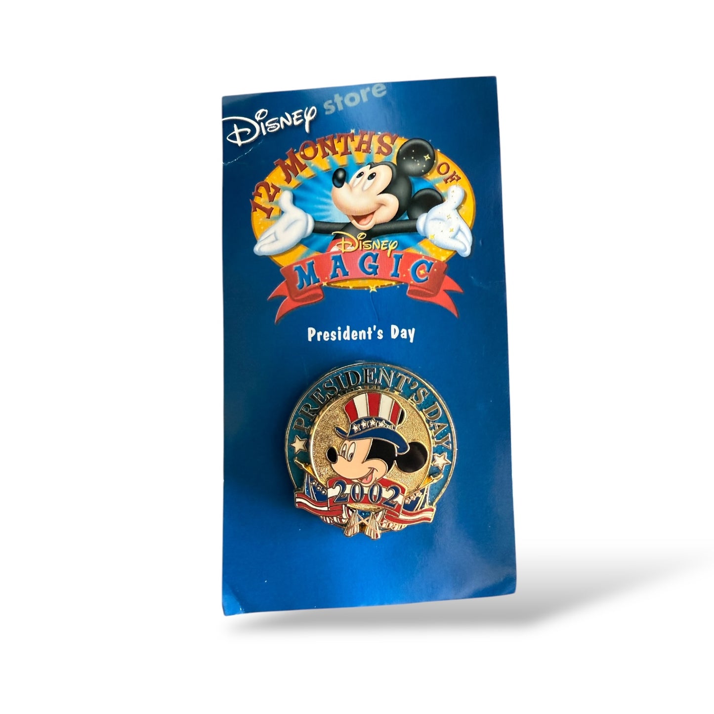 Disney Store 12 Months of Magic President's Day Mickey Pin