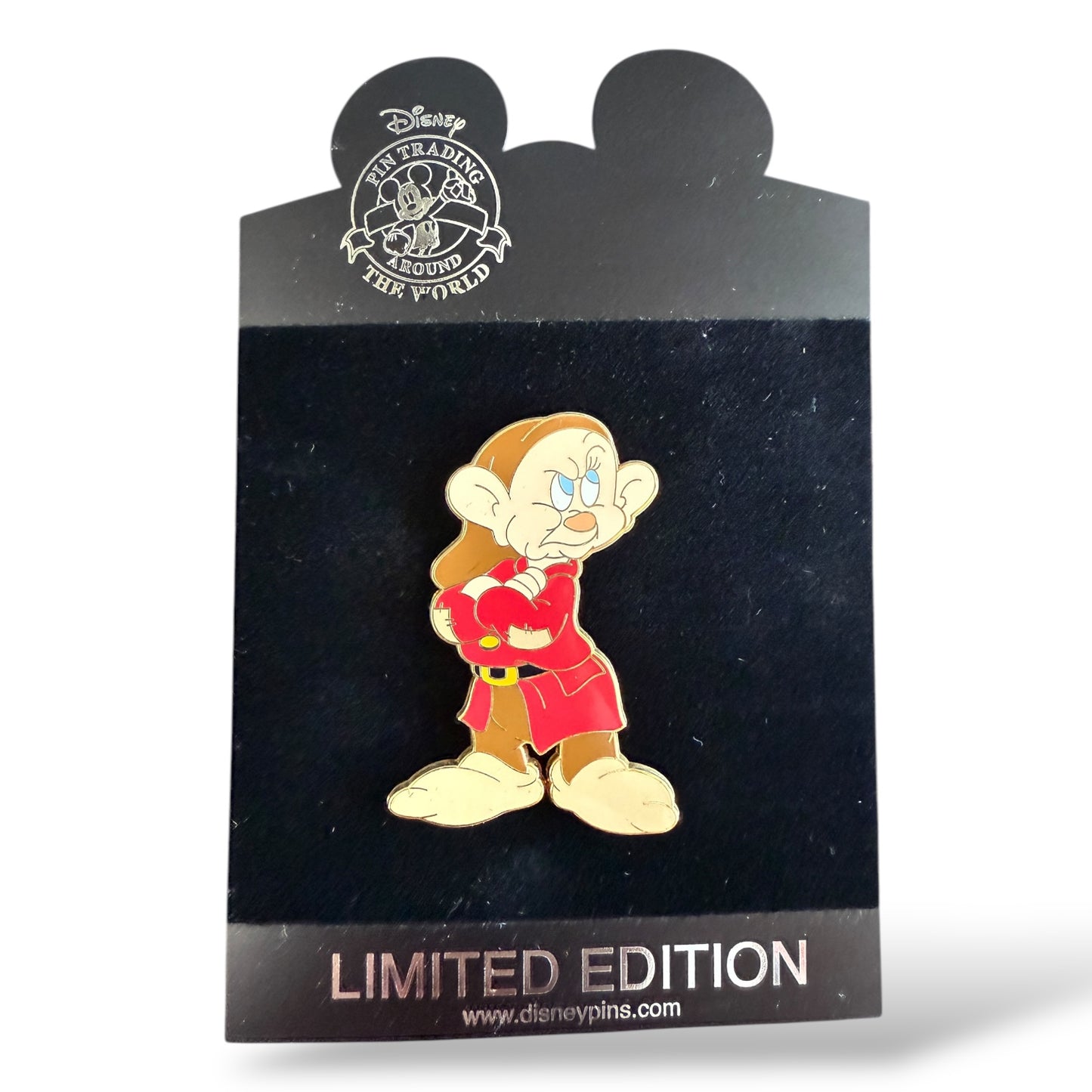 Disney Shopping Dopey Dressed as Grumpy Pin