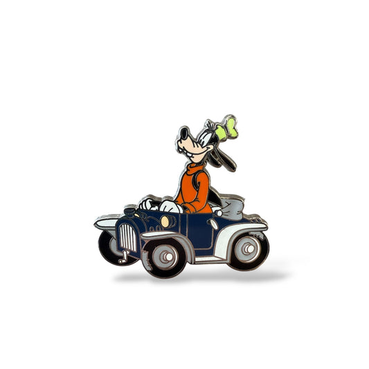 WDW Travel Company Flex 2004 Goofy in a Blue Car Pin