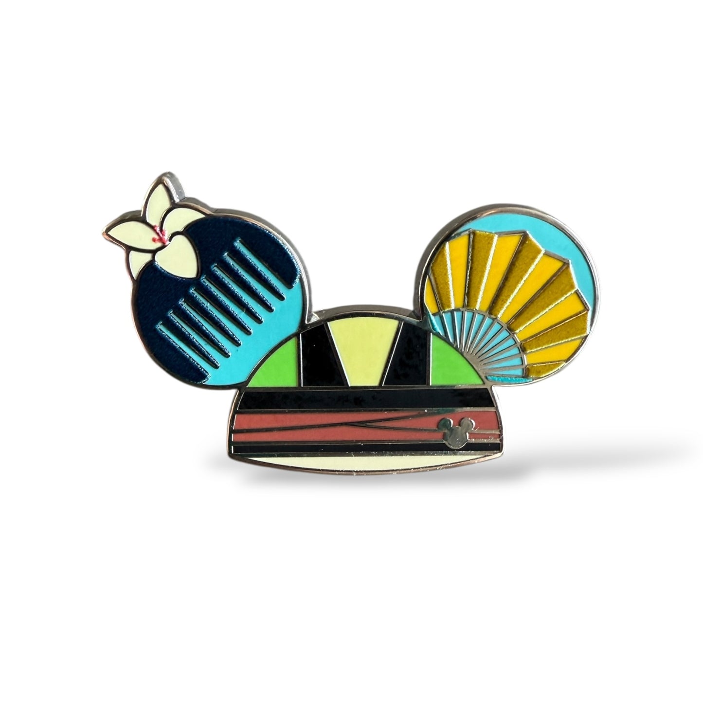 Cast Lanyard Earhats Mulan Hidden Mickey Pin