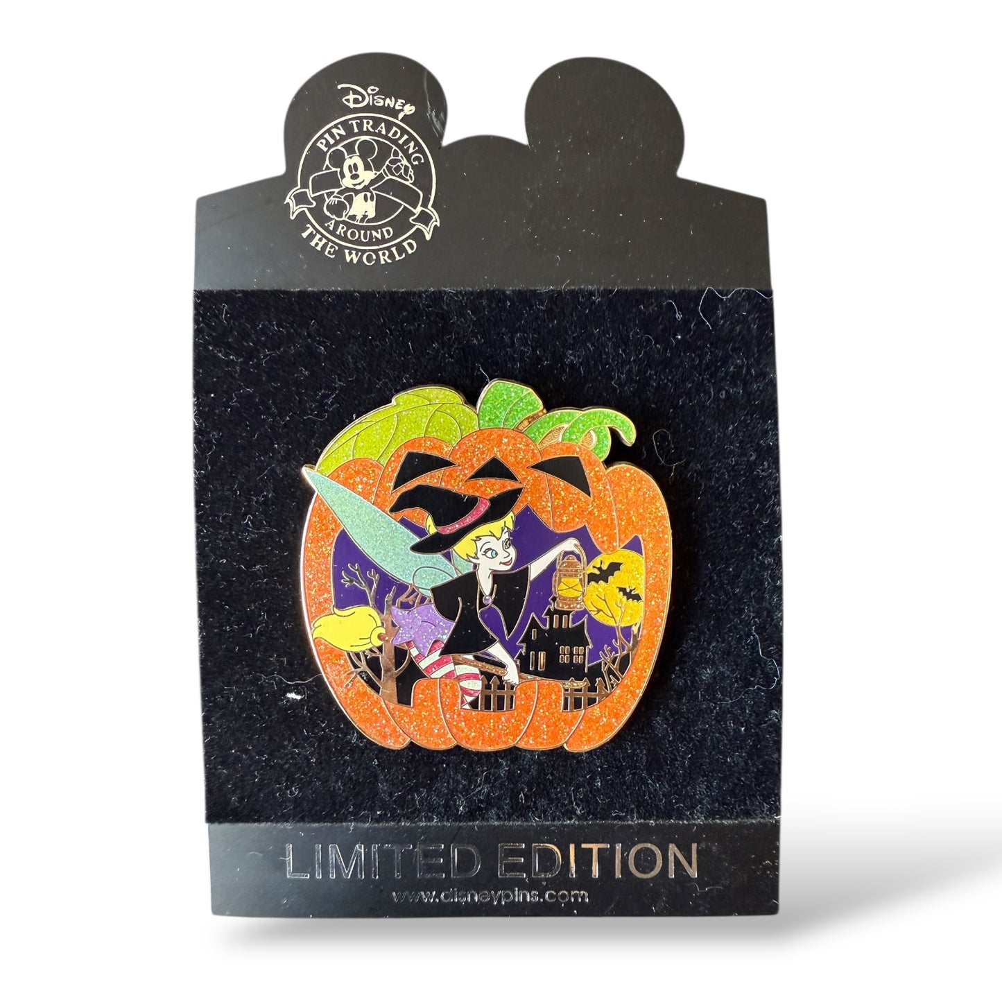 Disney Shopping Halloween Pumpkin Tinker Bell Pin