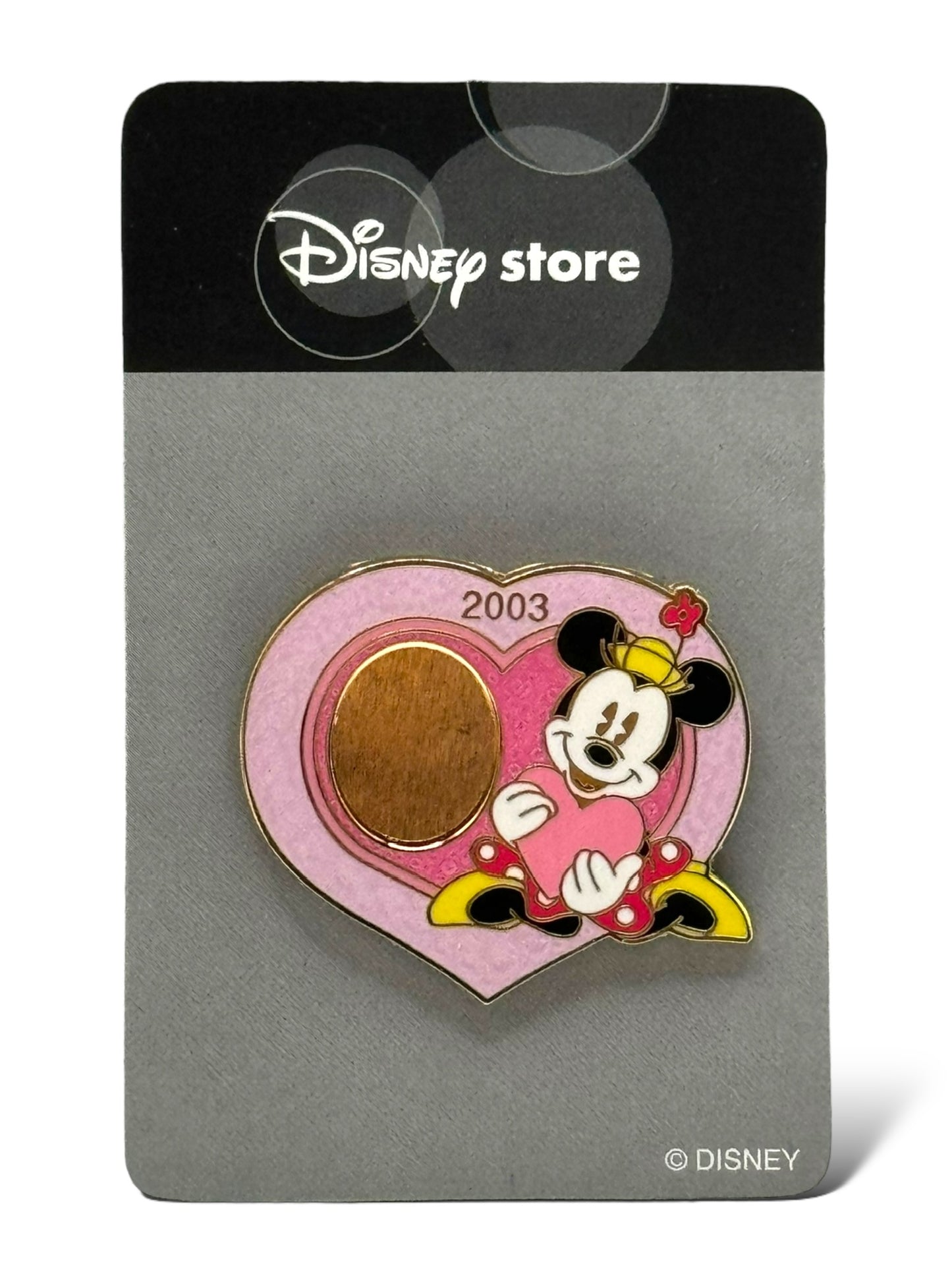 JDS Valentines Days 2003 Minnie Heart Frame Pin