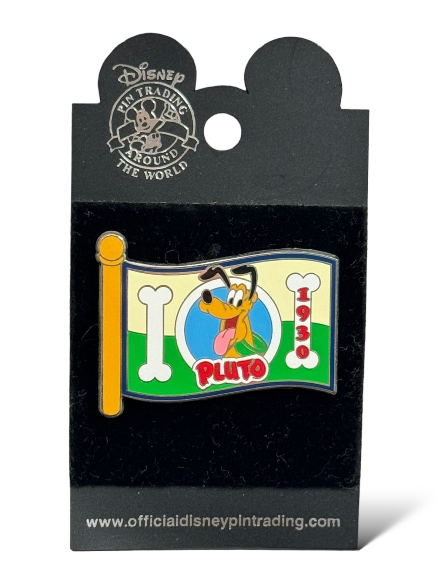 WDW Character Flags Mystery Pluto Pin