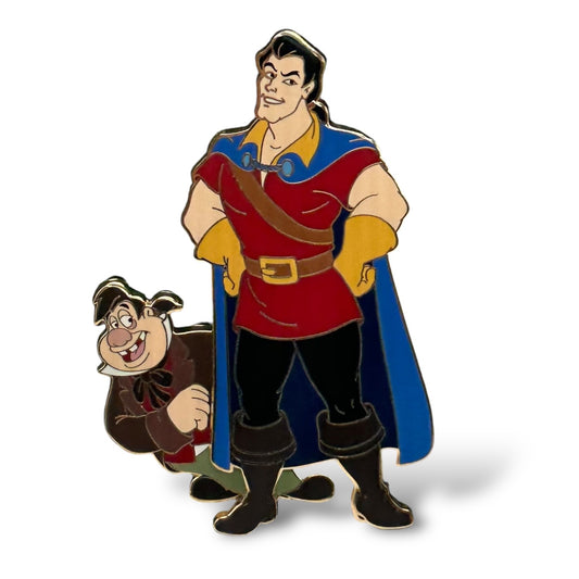 WDI Villains and Sidekicks Gaston with LeFou Pin