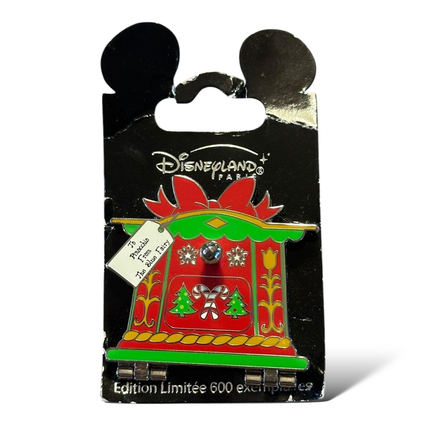 DLRP Gift Pin Event Jiminy Cricket in Present Pin