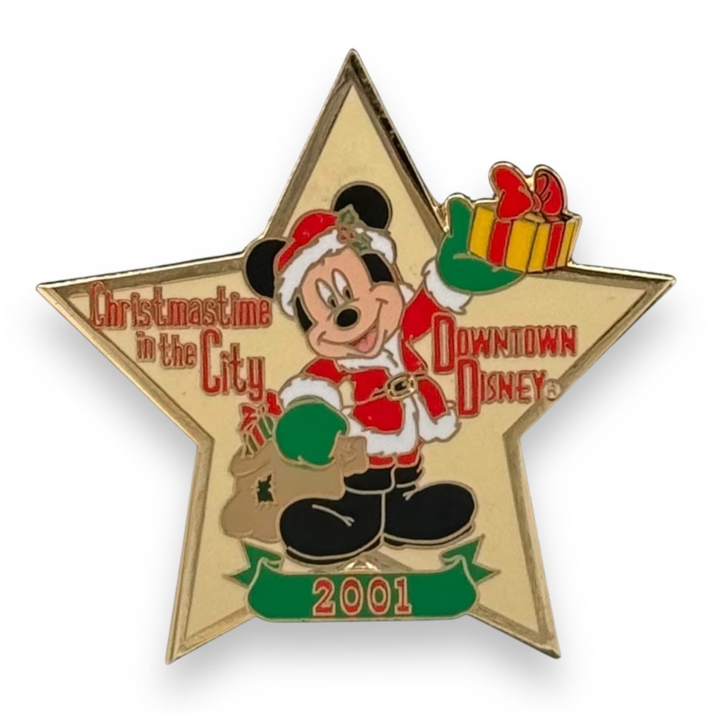 WDW Christmastime in the City Mickey as Santa Pin