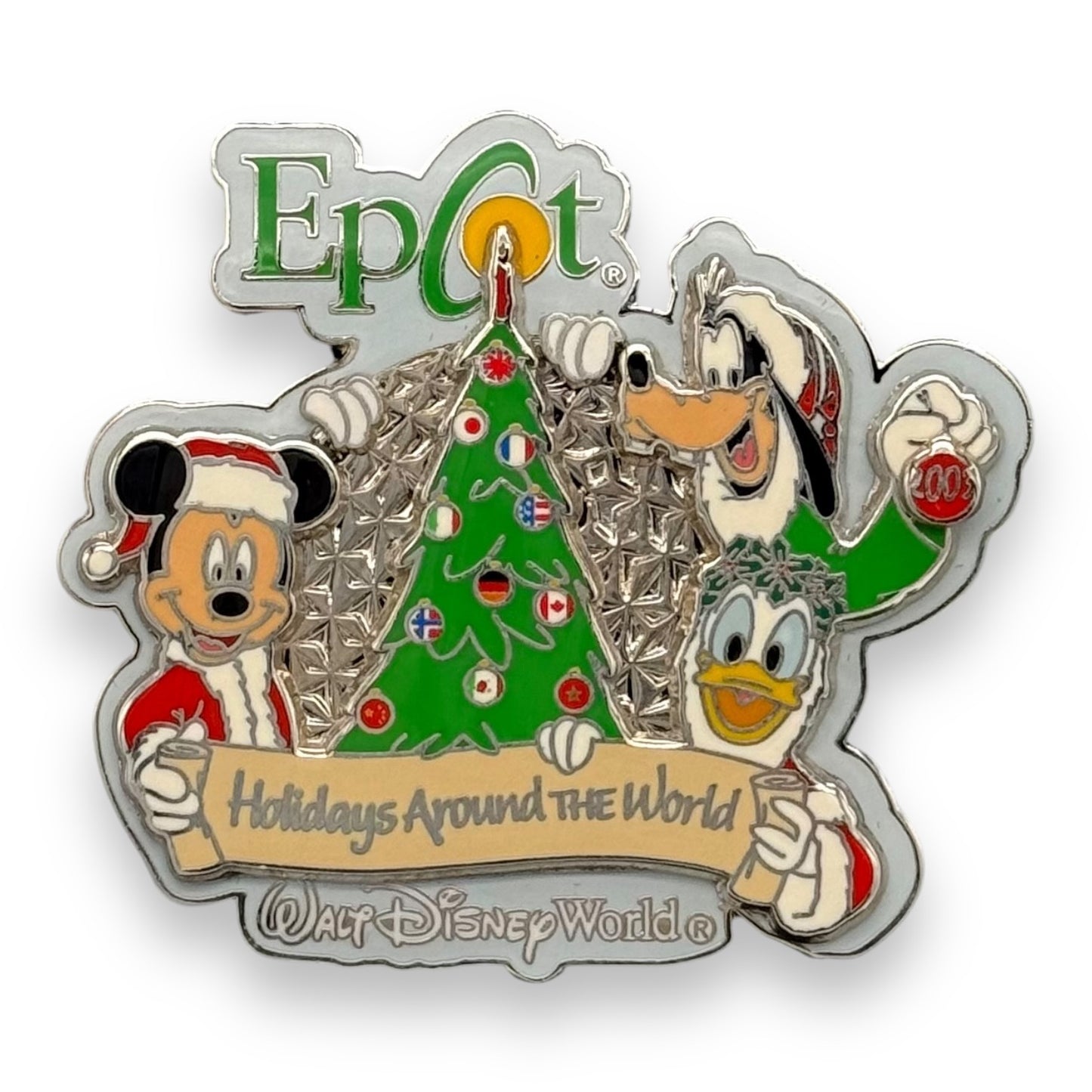 WDW EPCOT Holidays Around the World 2003 Logo Pin