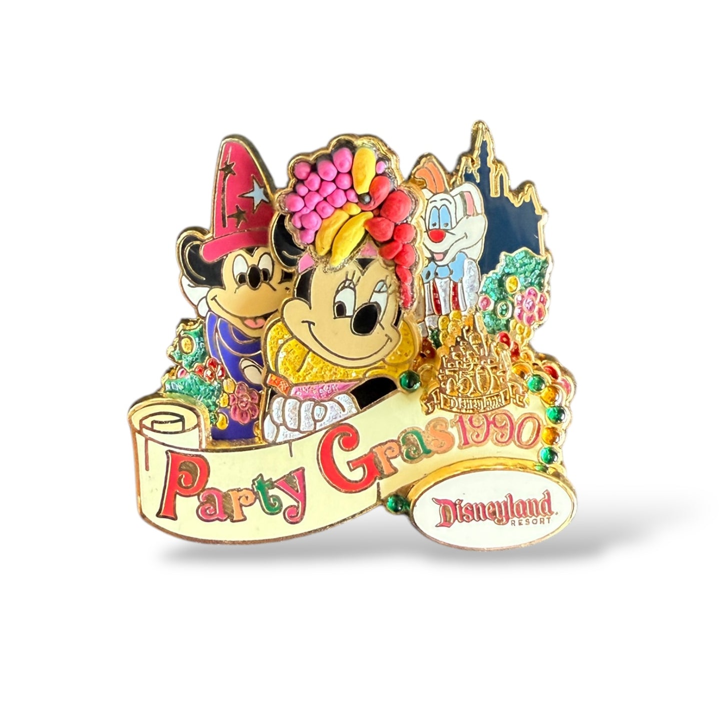 DLR Magical Milestones 1990 Party Gras Parade Debuts Pin