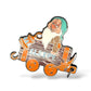 Disney Store 100 Years of Dreams Seven Dwarfs Mine Cart Sleepy Pin