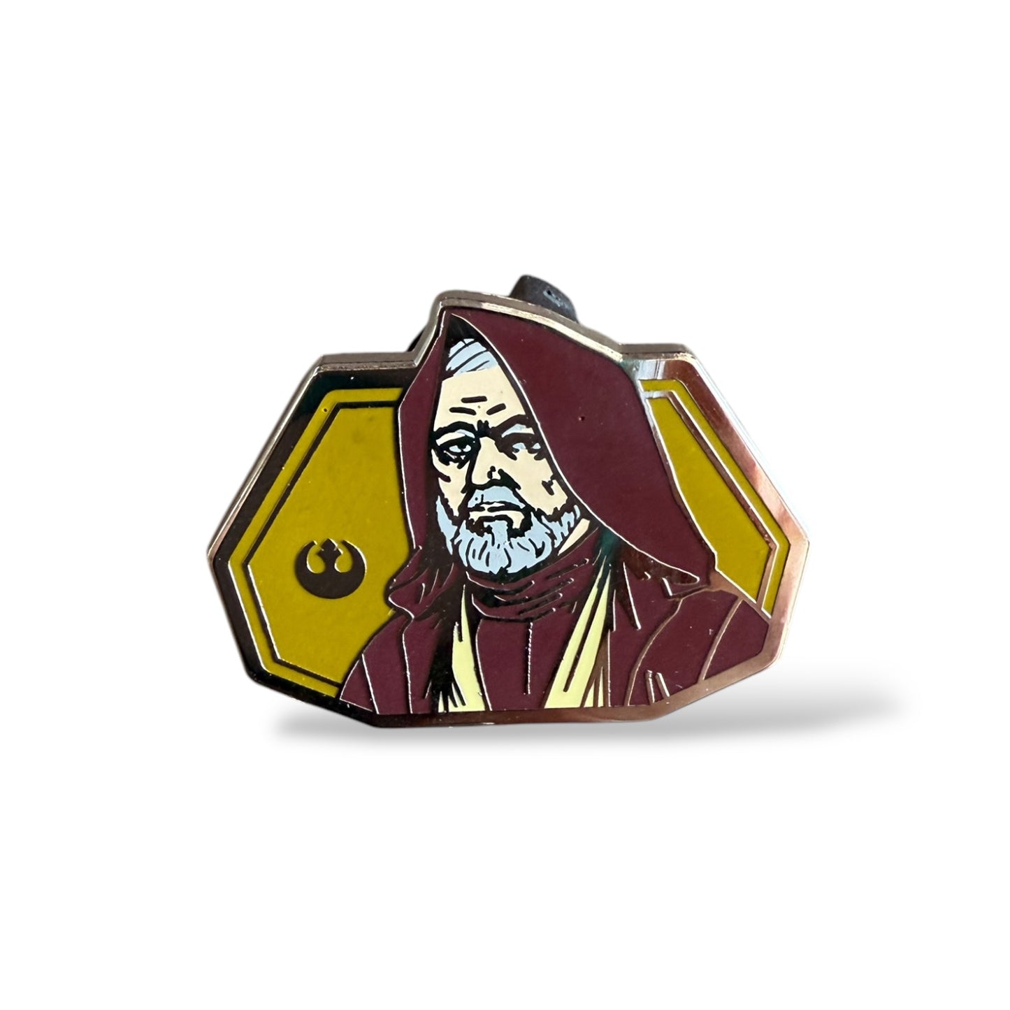 Cast Lanyard Star Wars Heroes Obi-Wan Kenobi Hidden Mickey Pin