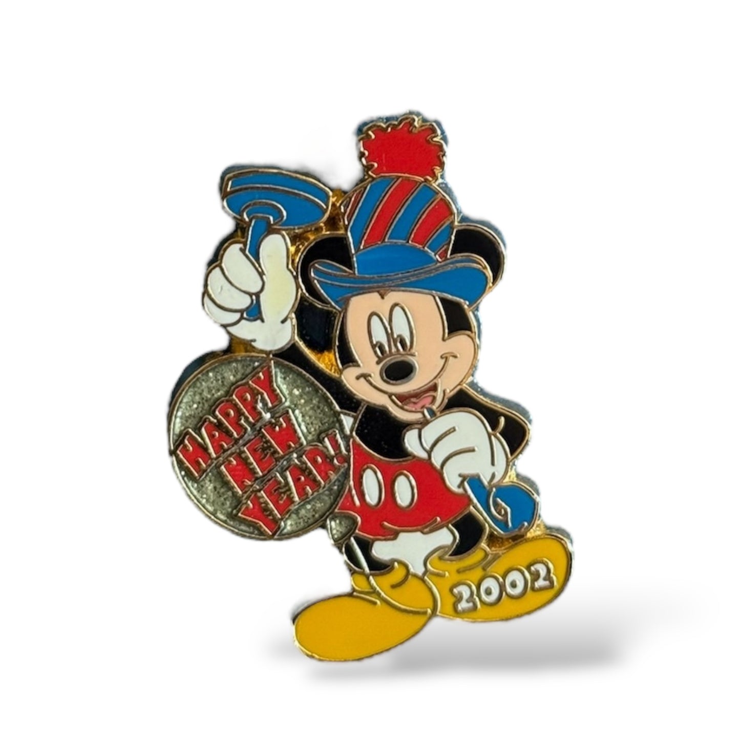 Disney Store 12 Months of Magic Happy New Year 2002 Mickey Pin