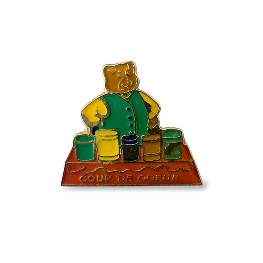 Coup de Coeur Bear Vintage Pin