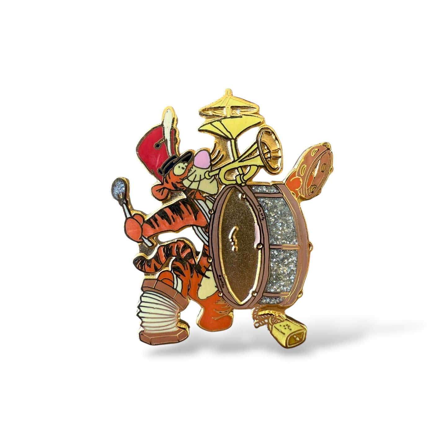 Pre-Production DLR One Man Band Tigger Gold and Sparkle Pin