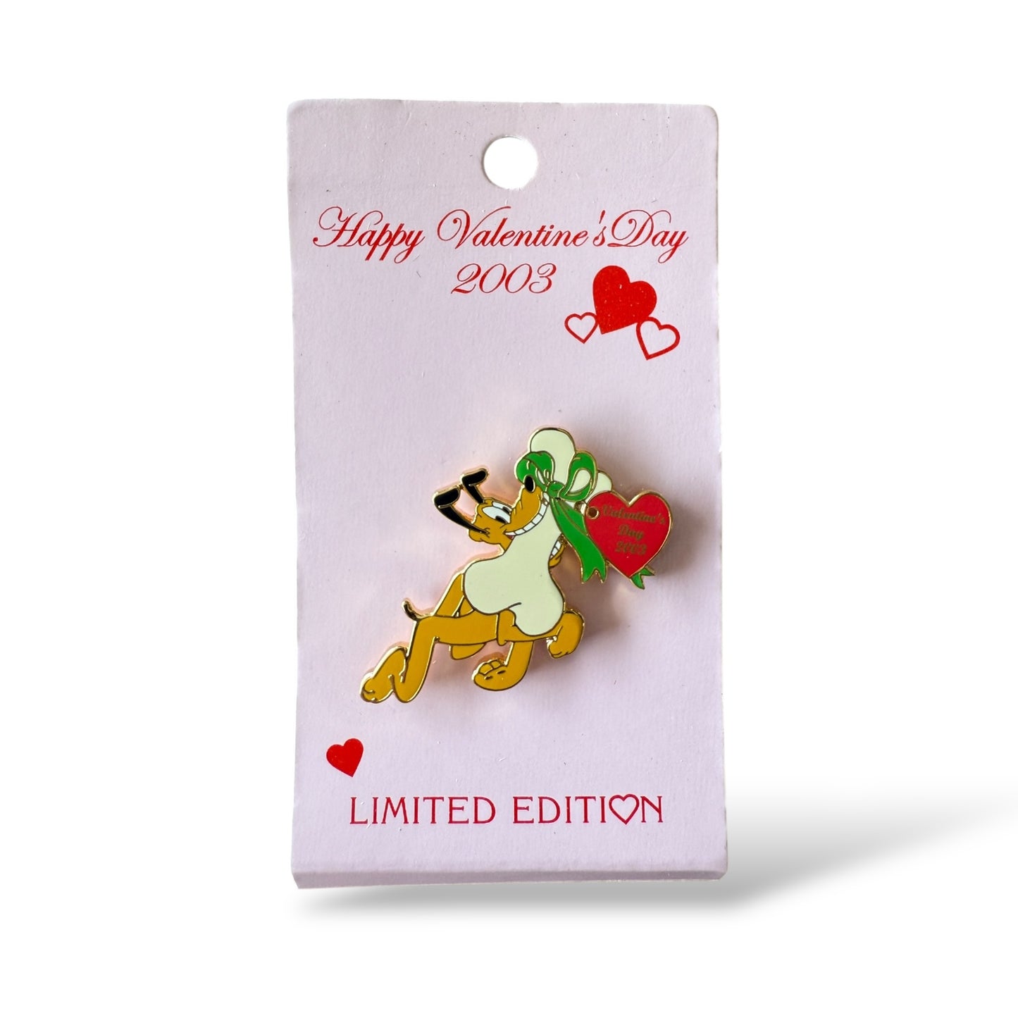 WDW Happy Valentine's Day 2003 Pluto Pin