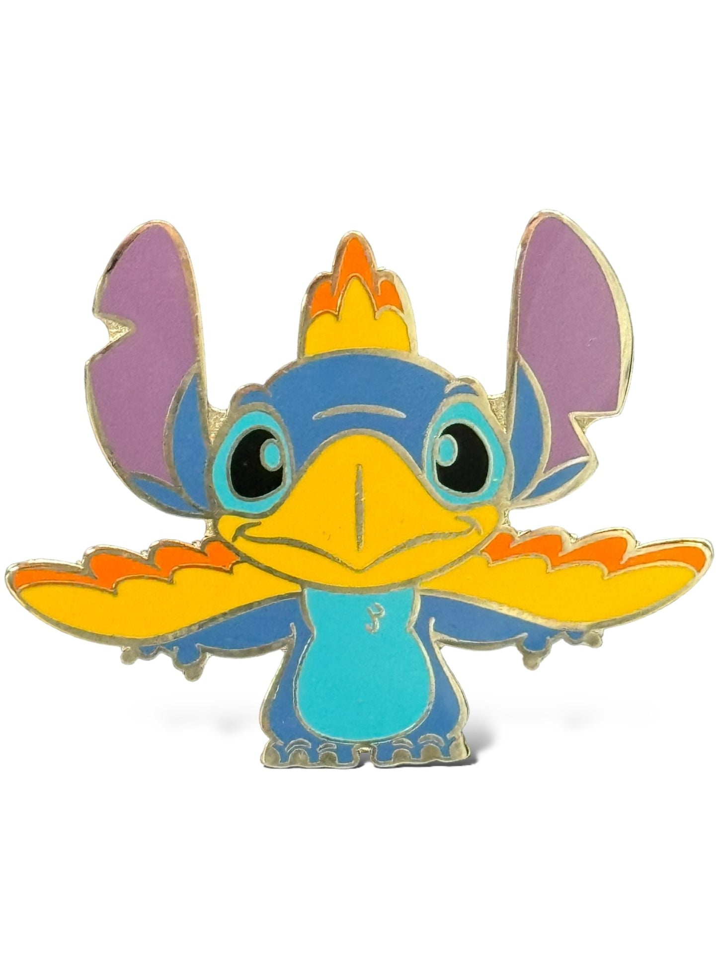 TDR Find Stitch Hana Hou Stitch as Bird Pin