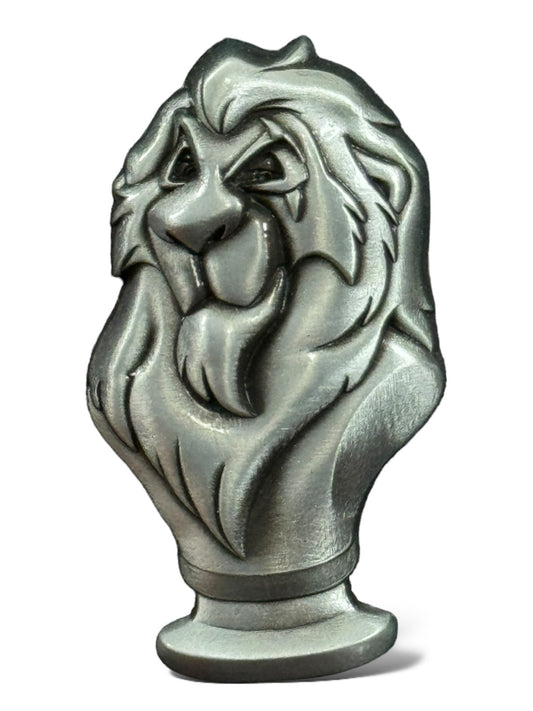 WDW Heroes vs. Villains Hall of Sculpted Busts Scar Pin