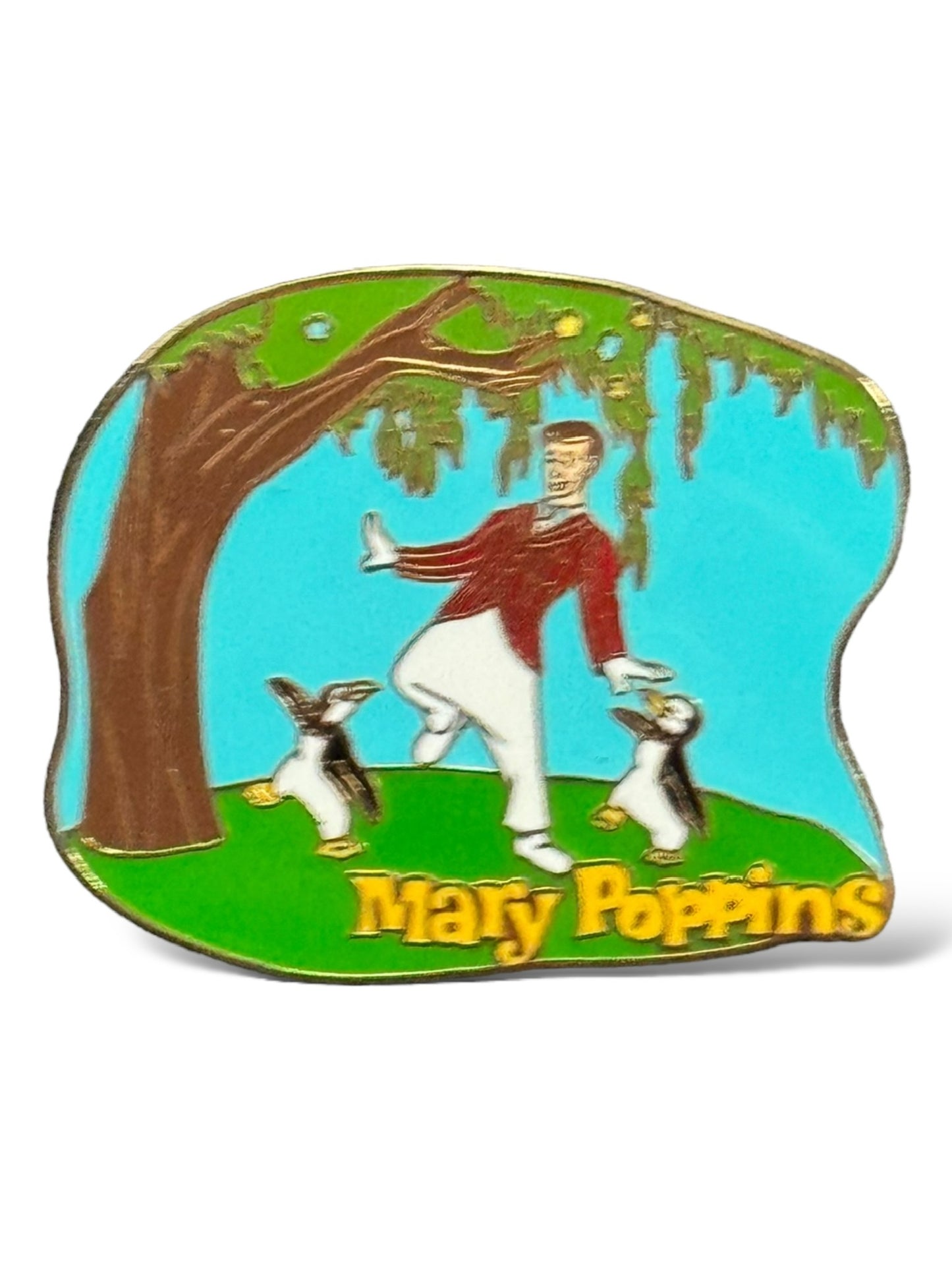 WDW Mary Poppins Bert & Waiter Penguins Pin