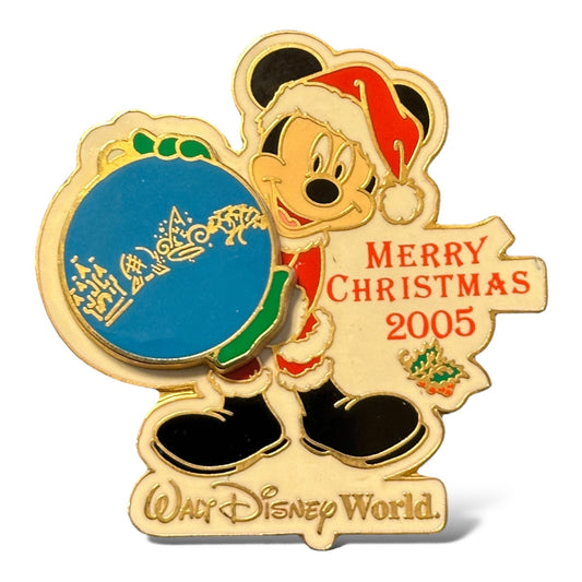 WDW Merry Christmas 2005 Walt Disney World Mickey Pin