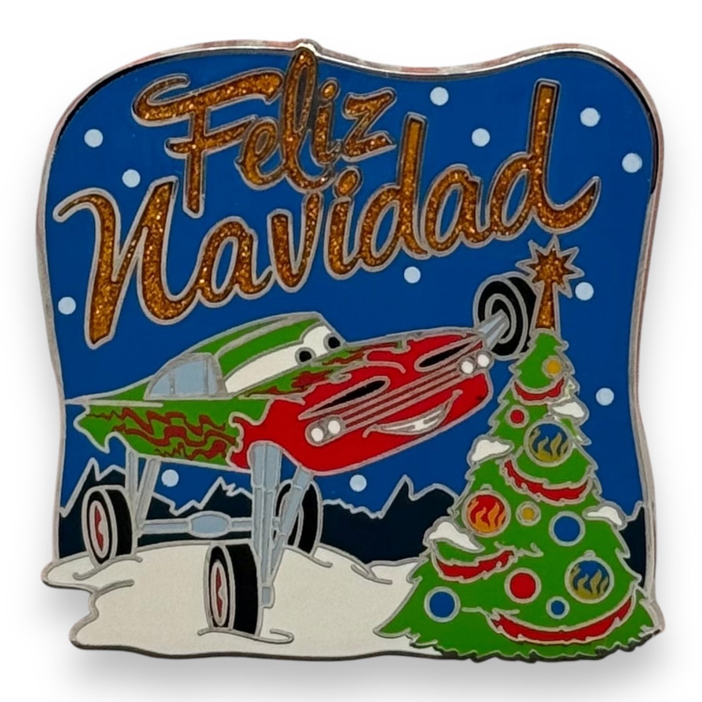 DLR Cars Feliz Navidad Ramone Pin