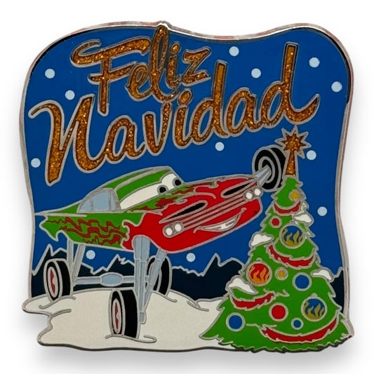 DLR Cars Feliz Navidad Ramone Pin