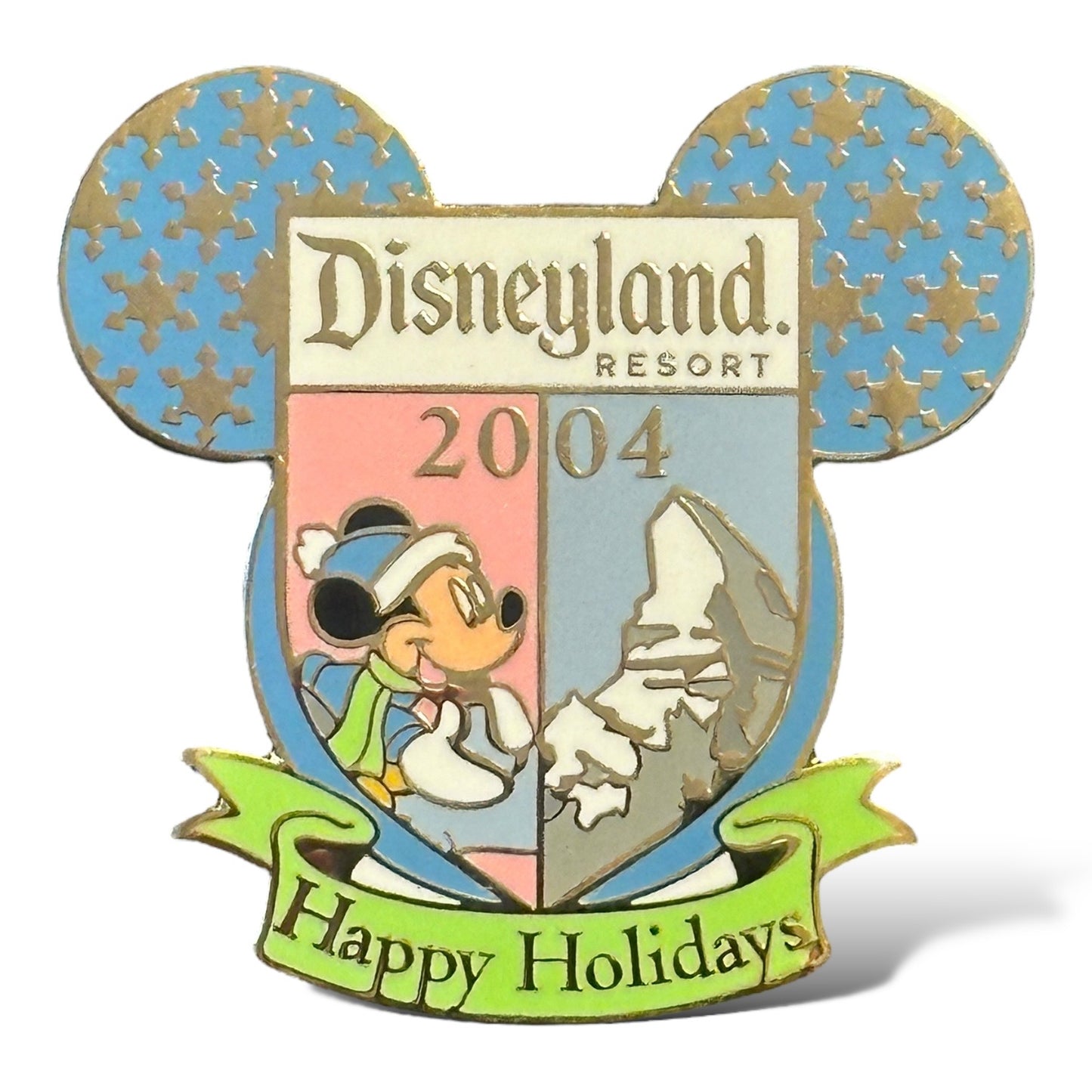 DEC Holiday Series Mickey Happy Holidays 2004 Pin