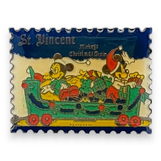 Disney Parks St. Vincent Stamp Mickey & Minnie Pin