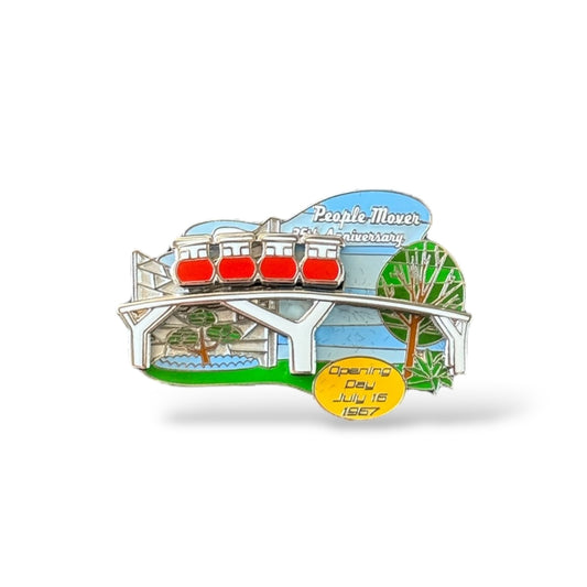 DLR 35th Anniversary People Mover Slider Pin