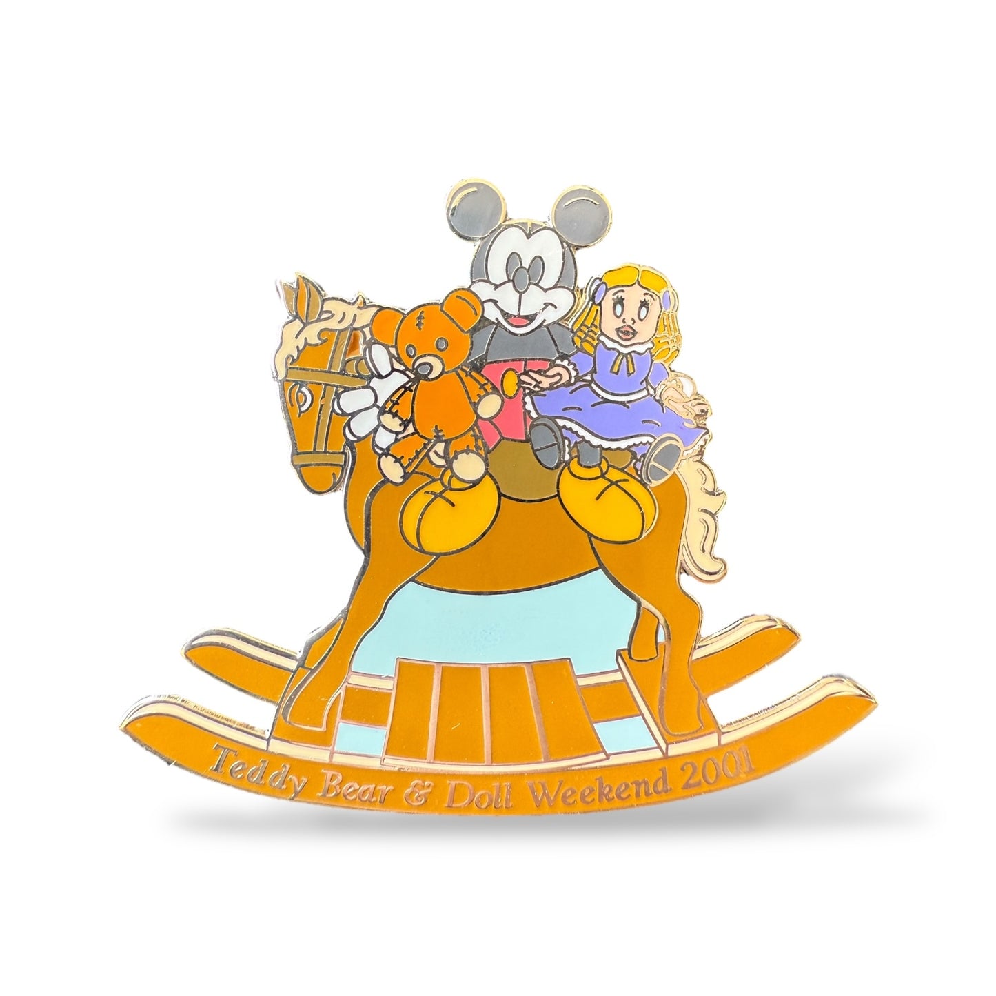 WDW Teddy Bear and Doll Weekend 2001 Mickey Mouse Pin
