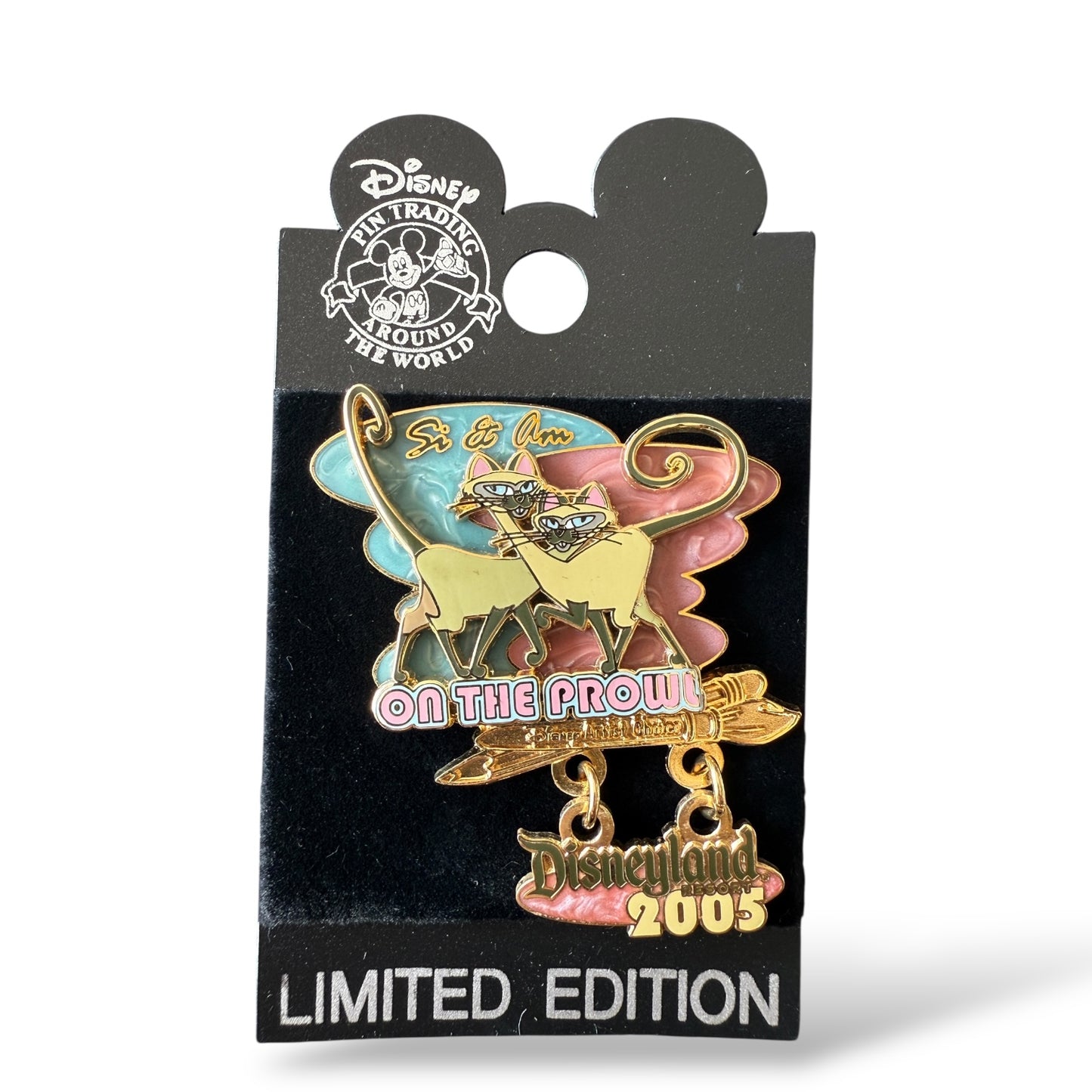 DLR Artist Choice Si and Am On the Prowl Dangle Pin