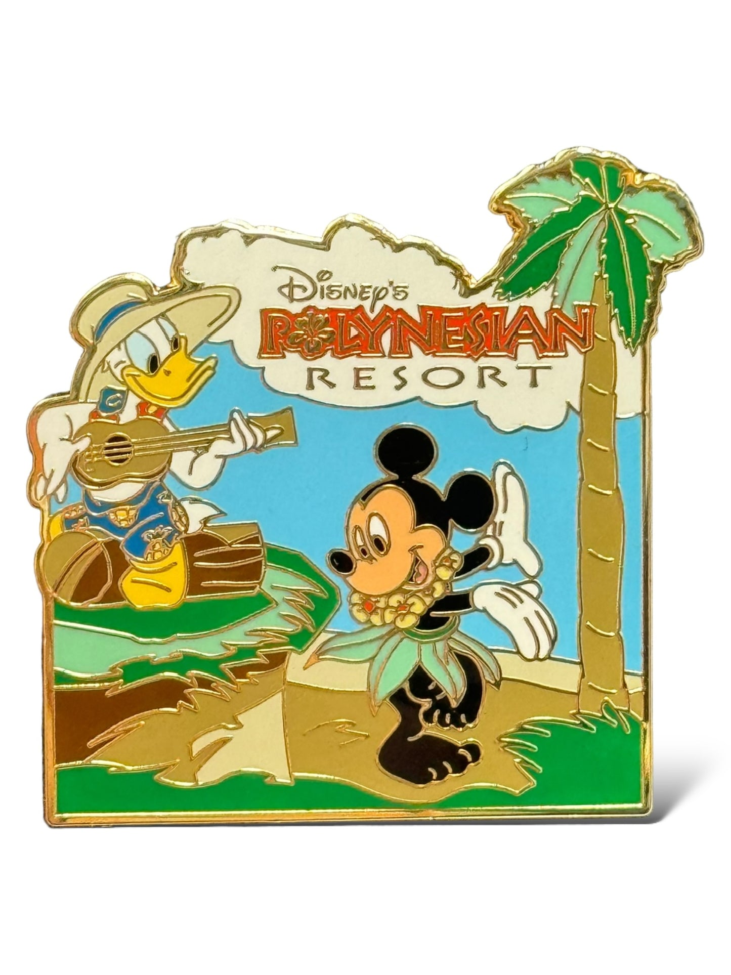 WDW Donald & Mickey Polynesian Resort Pin