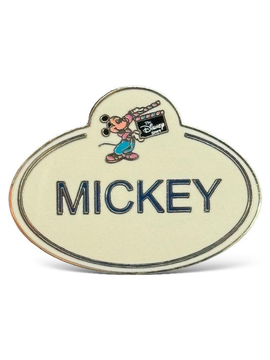 JDS 10th Anniversary Memories Mickey Name Tag Pin