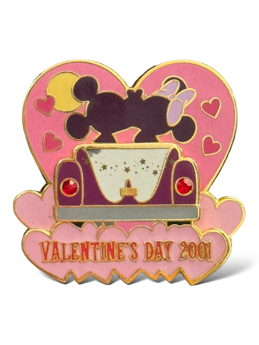 DCA 2001 Valentine's Day Mickey and Minnie Pin