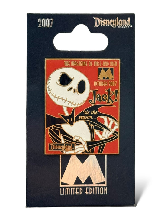 DLR M Magazine Collection October Jack Skellington Pin