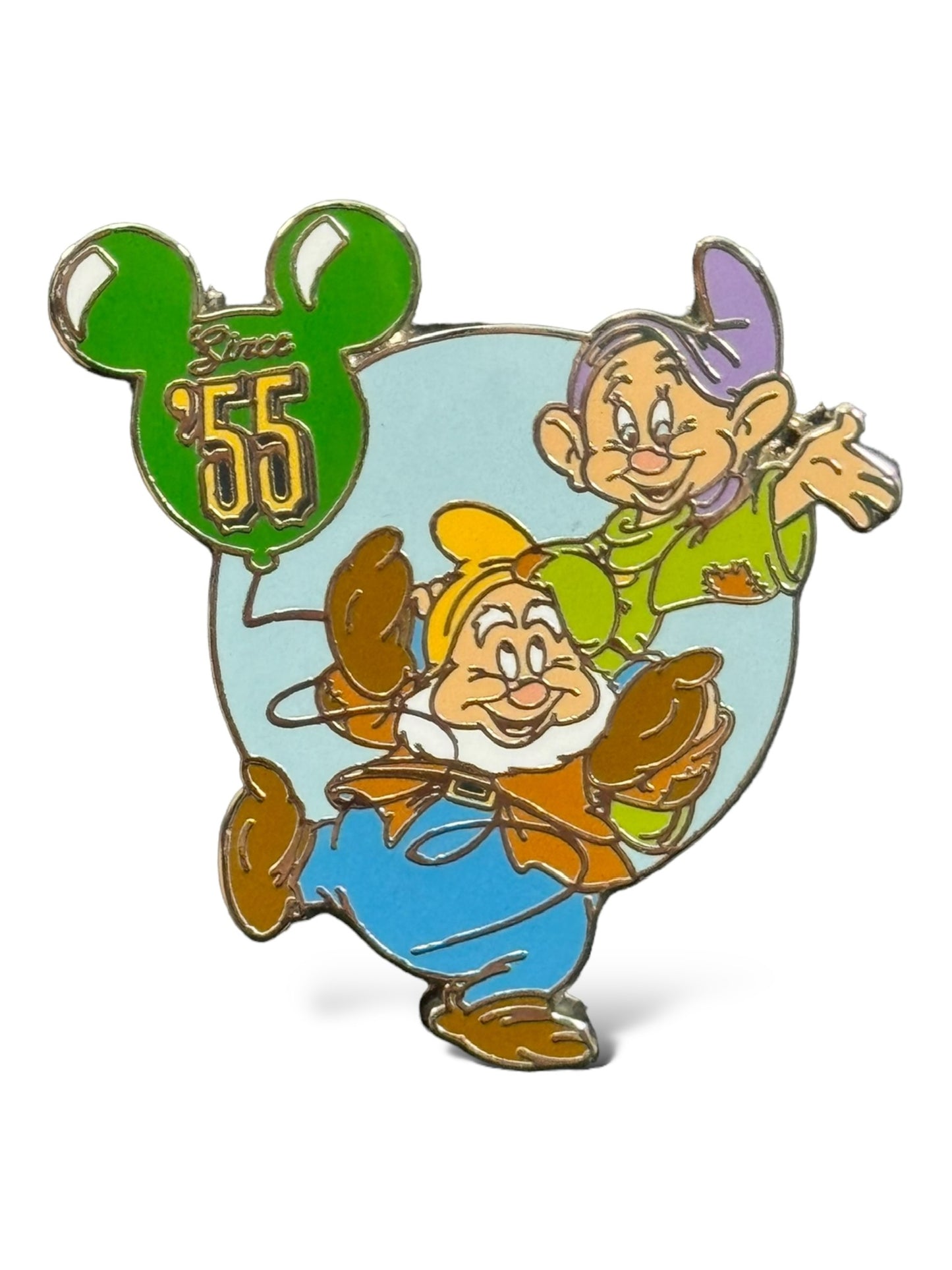 DLR Happiest Memories on Earth Mystery Happy and Dopey Pin