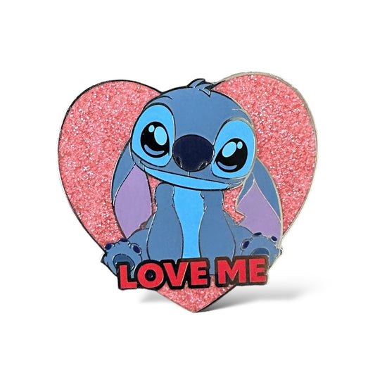 DLRP Valentine's Day Stitch Love Me Pin