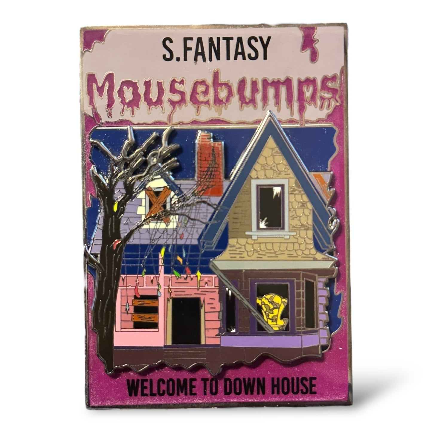 Mousebumps Welcome to Down House Fantasy Pin