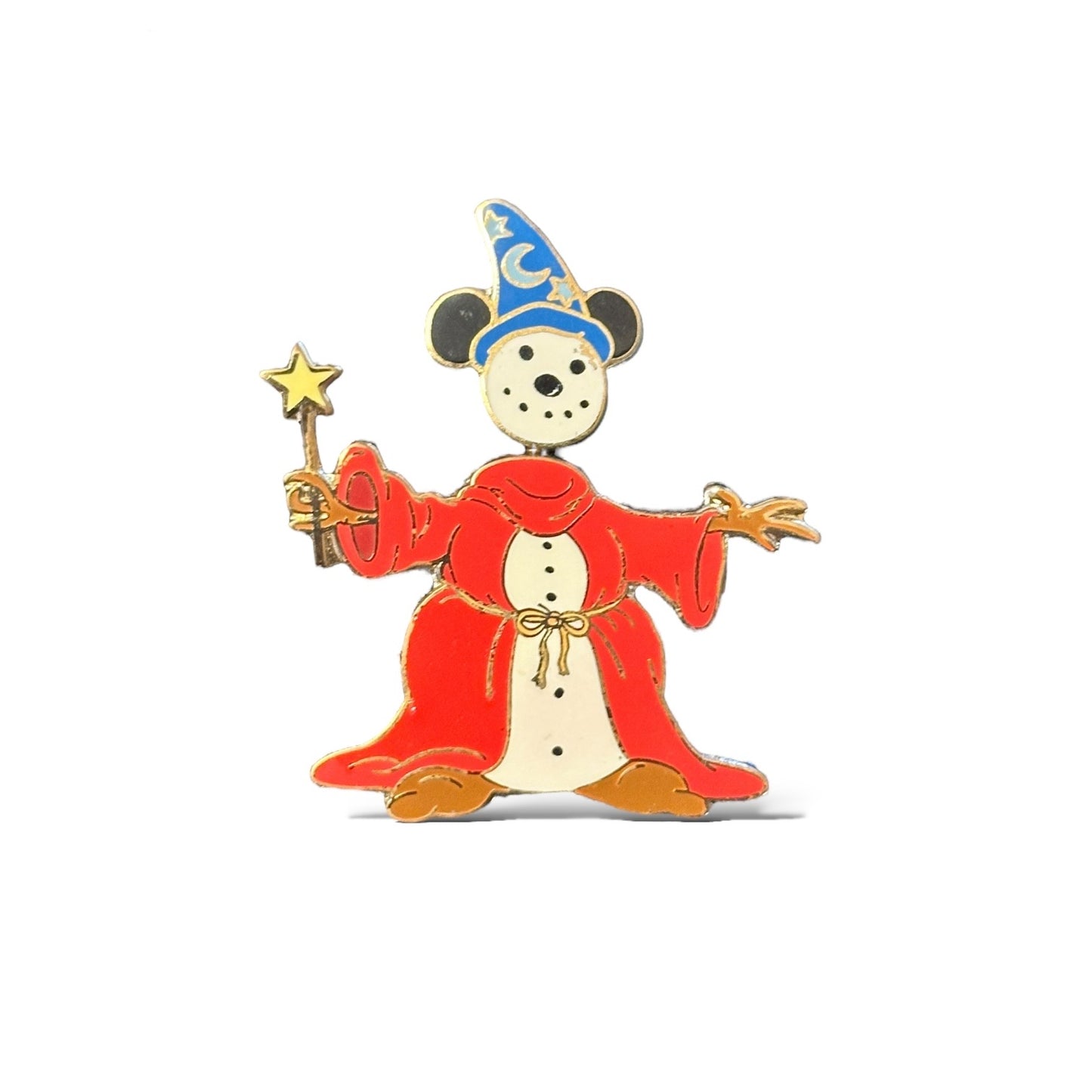 WDI Sorcerer's Apprentice Mickey as a Snowman Pin